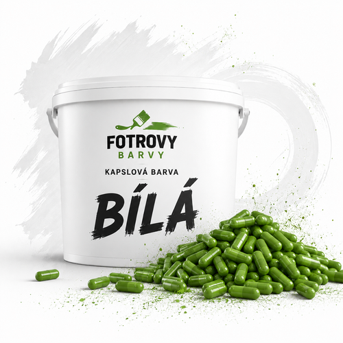 Kapsle bílá