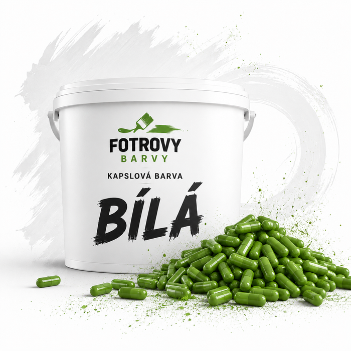 Kapsle bílá