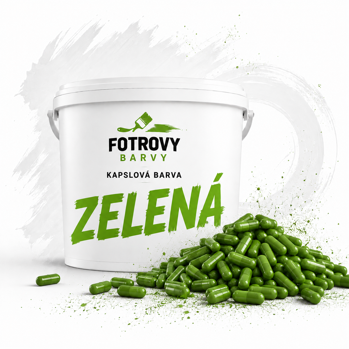 Kapsle zelená