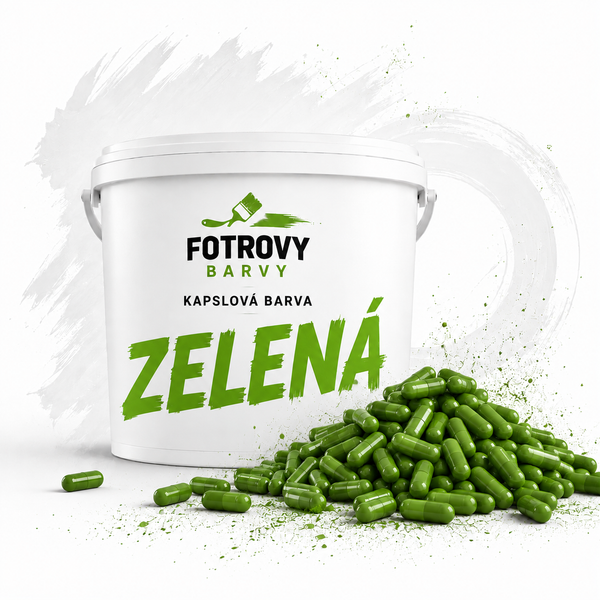 Kapsle zelená