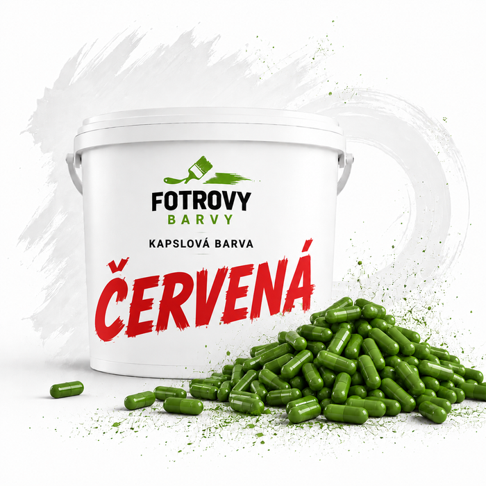 Kapsle červená